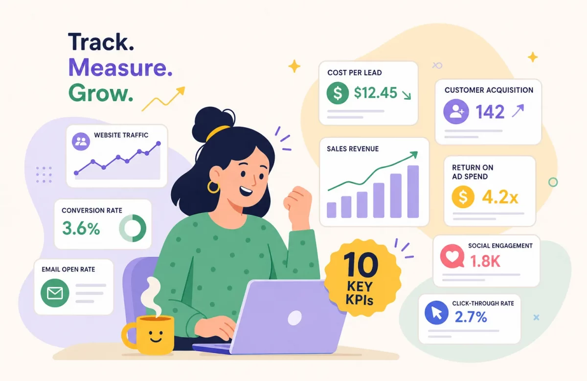 10 marketing KPIs every small business should track