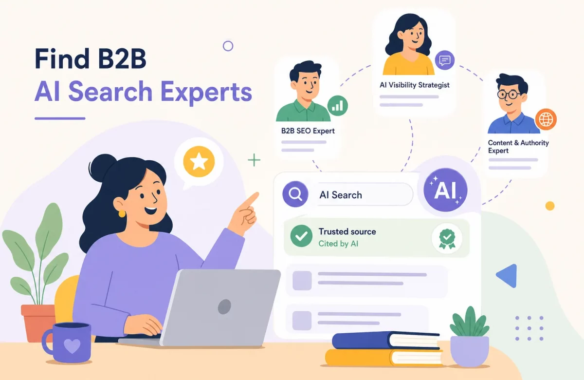 Where to Find Experts Who Get B2B Companies Cited by AI Search