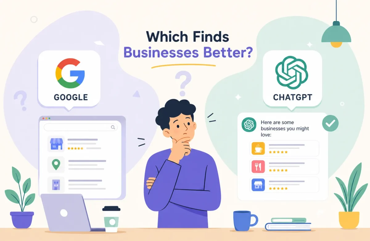 Is ChatGPT Replacing Google for Finding Businesses?